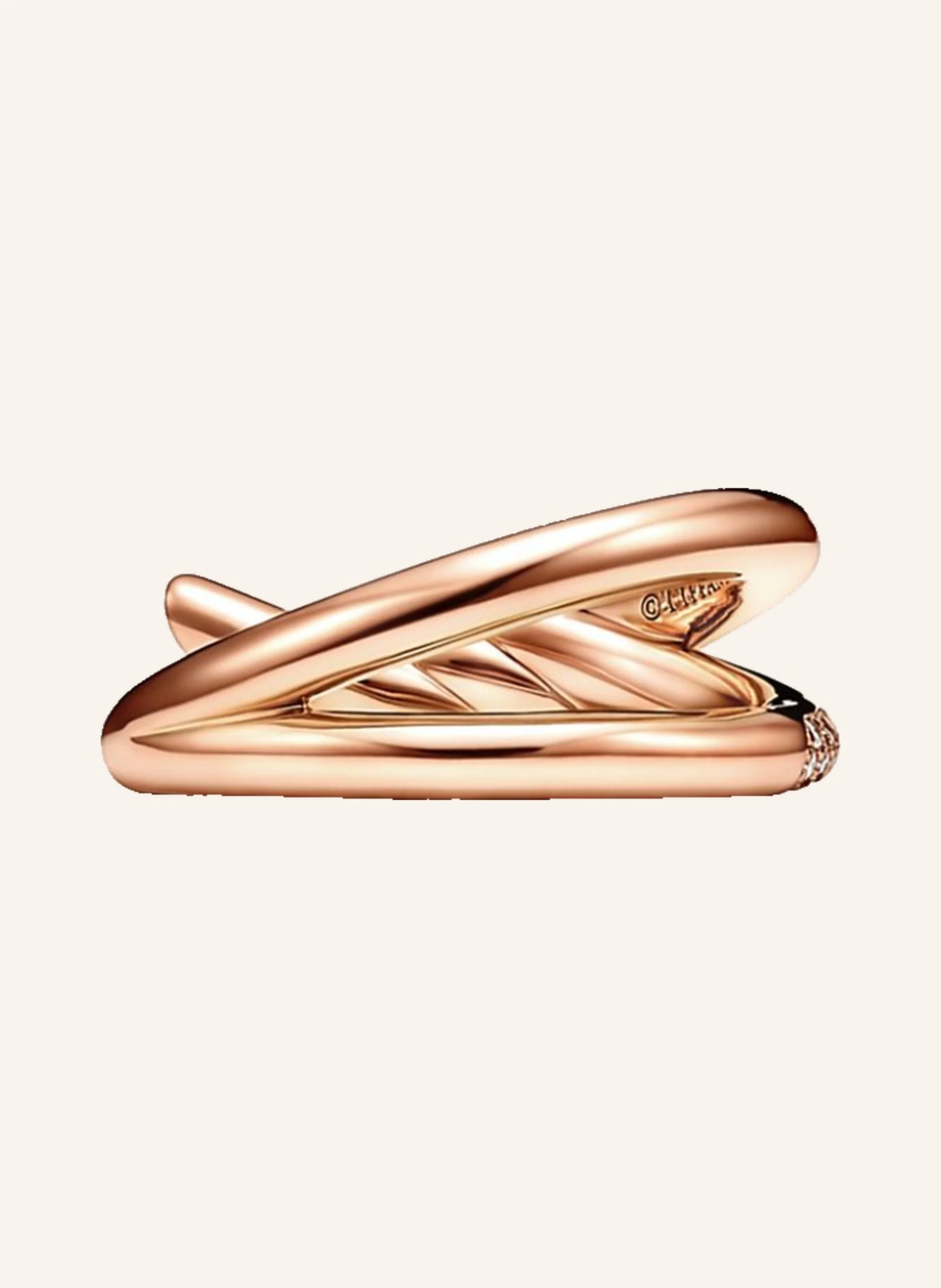 TIFFANY & Co. Tiffany Knot RING aus 18 Karat Roségold