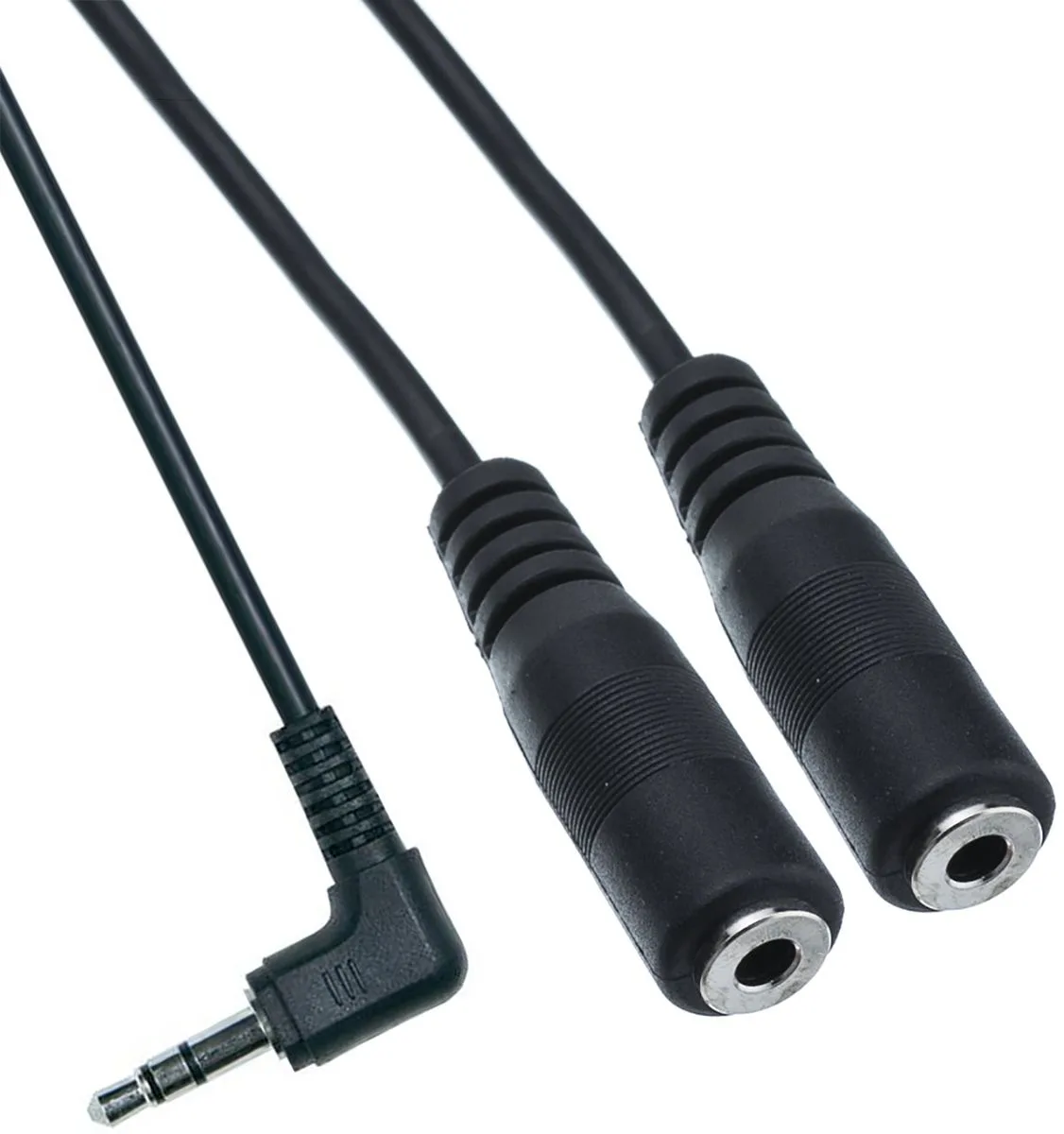 Câble Jack SVD Pro 3,5mm stéréo mâle/ 2x Jack 3,5mm Femelle (0,20m) Rallonges jack/mini-jack