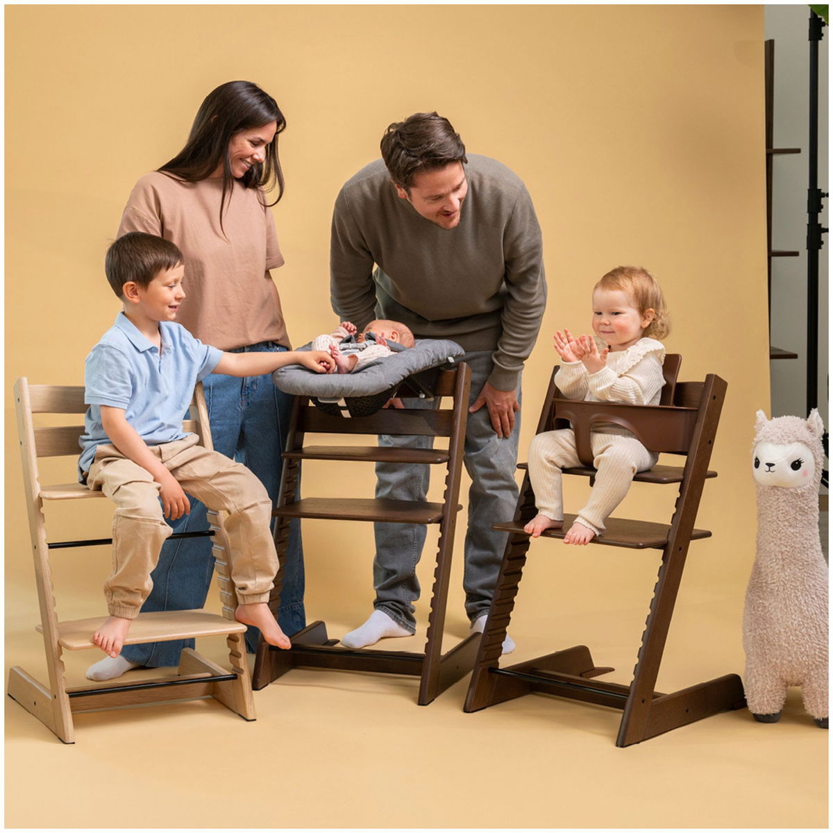 STOKKESTOKKE   Tripp Trapp Bundle Newborn Baby Set natur/grey