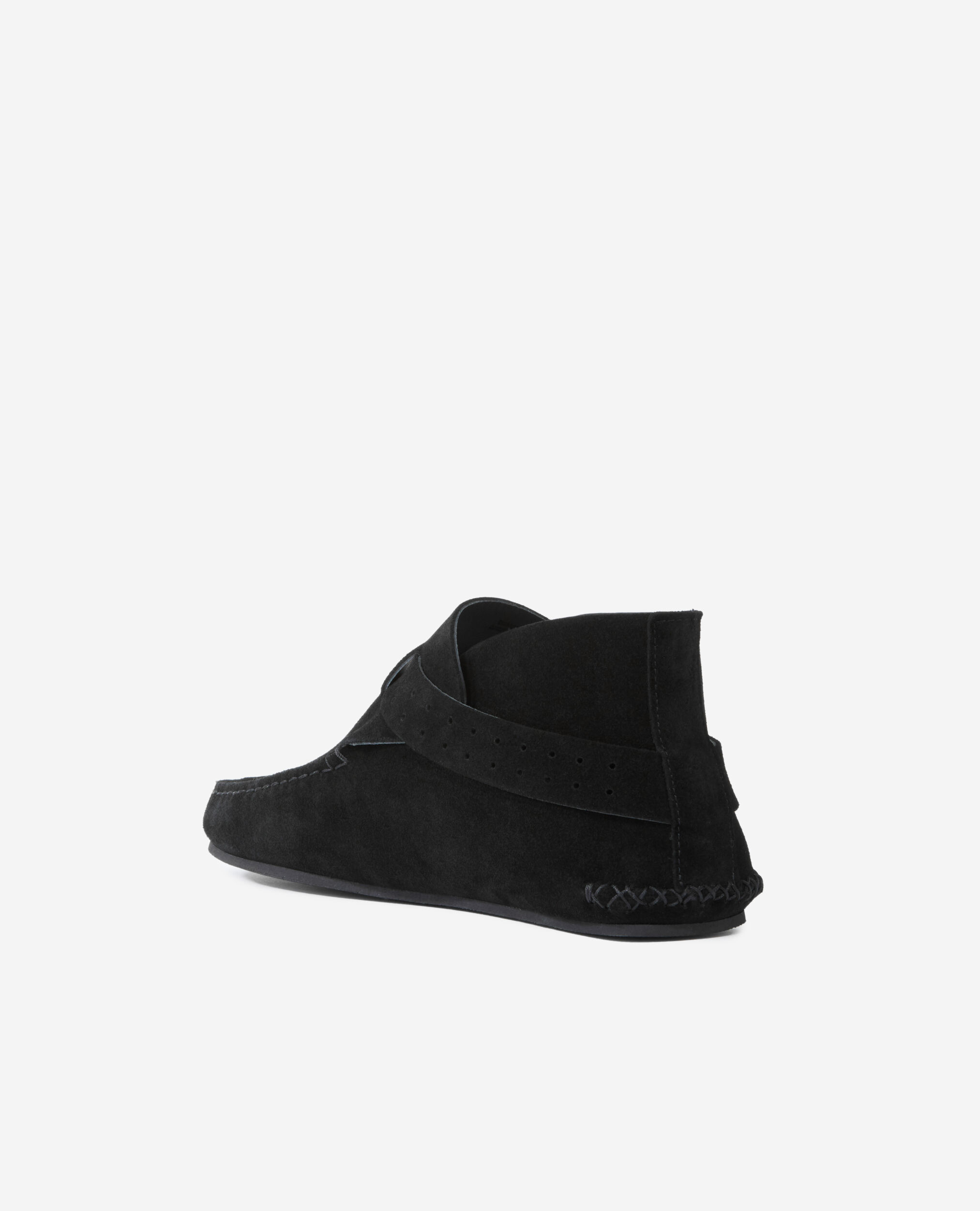 Chaussures en cuir suédé noires
