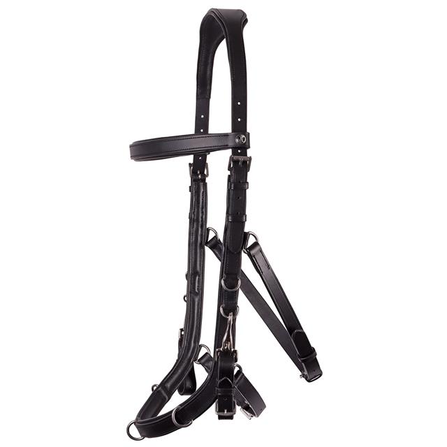 Kaptoom Harry's Horse Cavesson Anatomic Zwart
