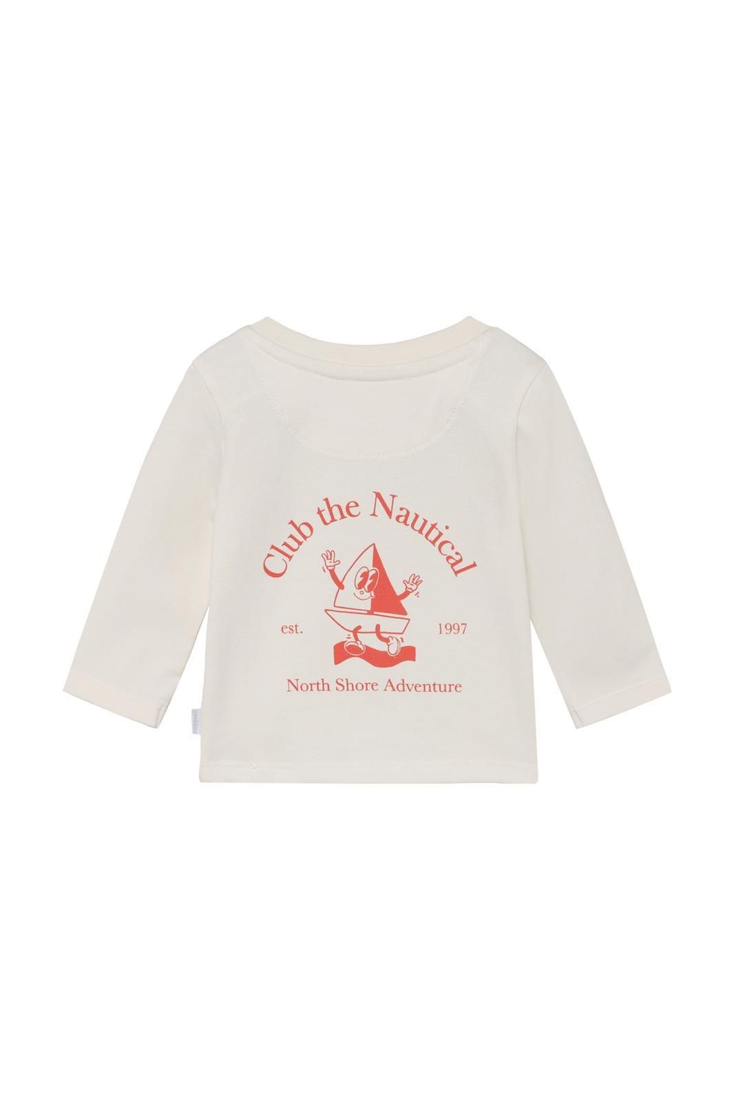 Noppies Baby Longsleeve - backprint - Egret