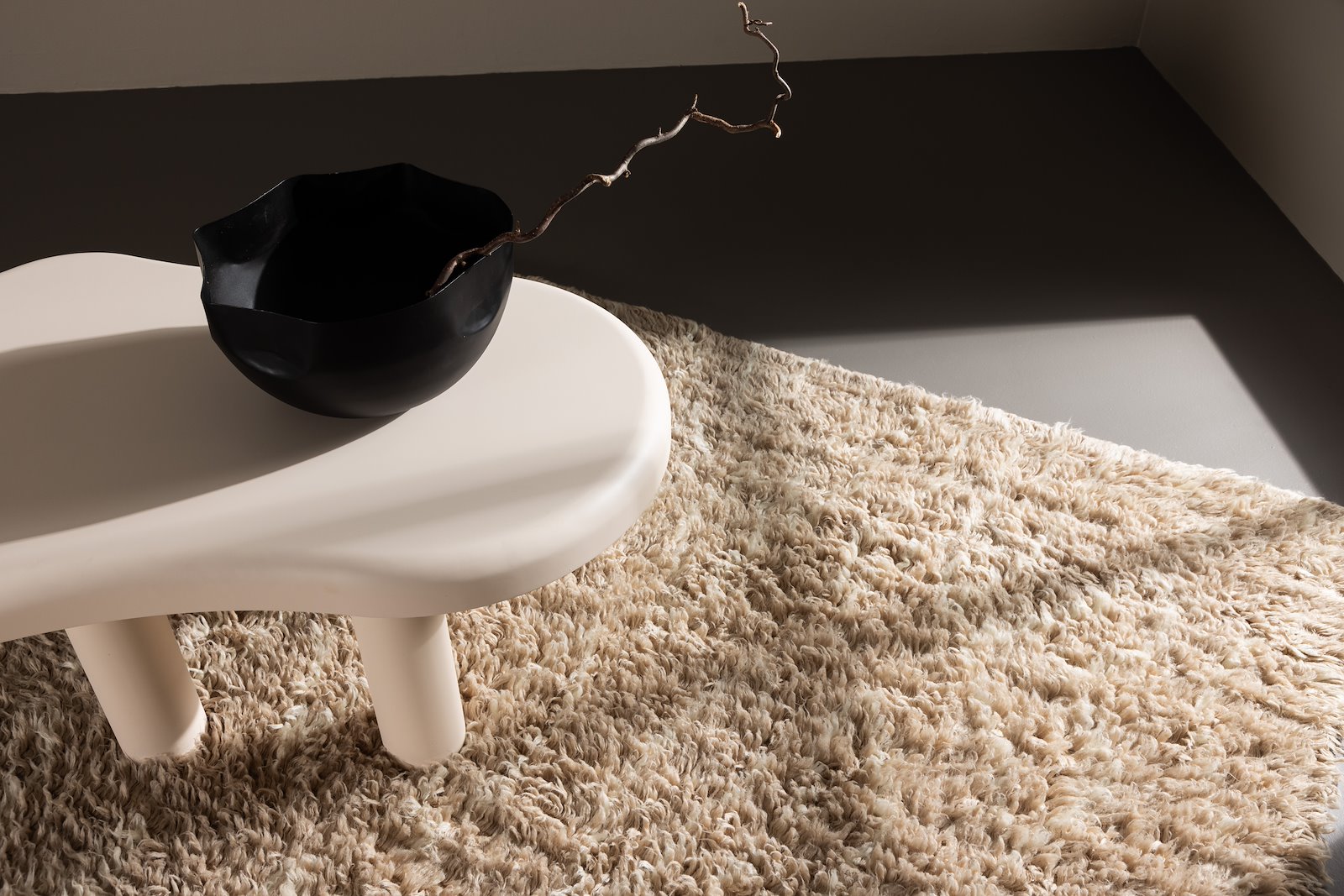 Leiko gulvteppe Ullteppe 200x300, beige