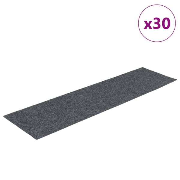 Tapete vidaXL de Escada Adesivos 30 Peças 76x20 cm Retangular - 1568231864
