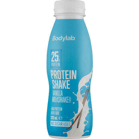 Proteinshake m. vaniljesmag u. tilsat sukker