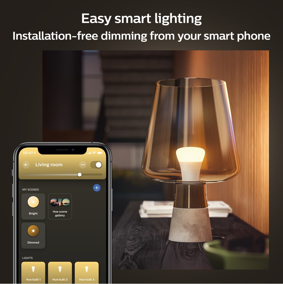 Philips Hue - 4Pack E27- Warm White