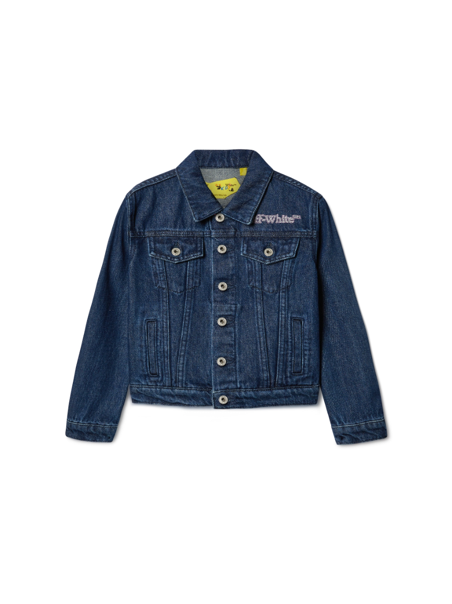 Off-White Bookish Glitter Denim Jack