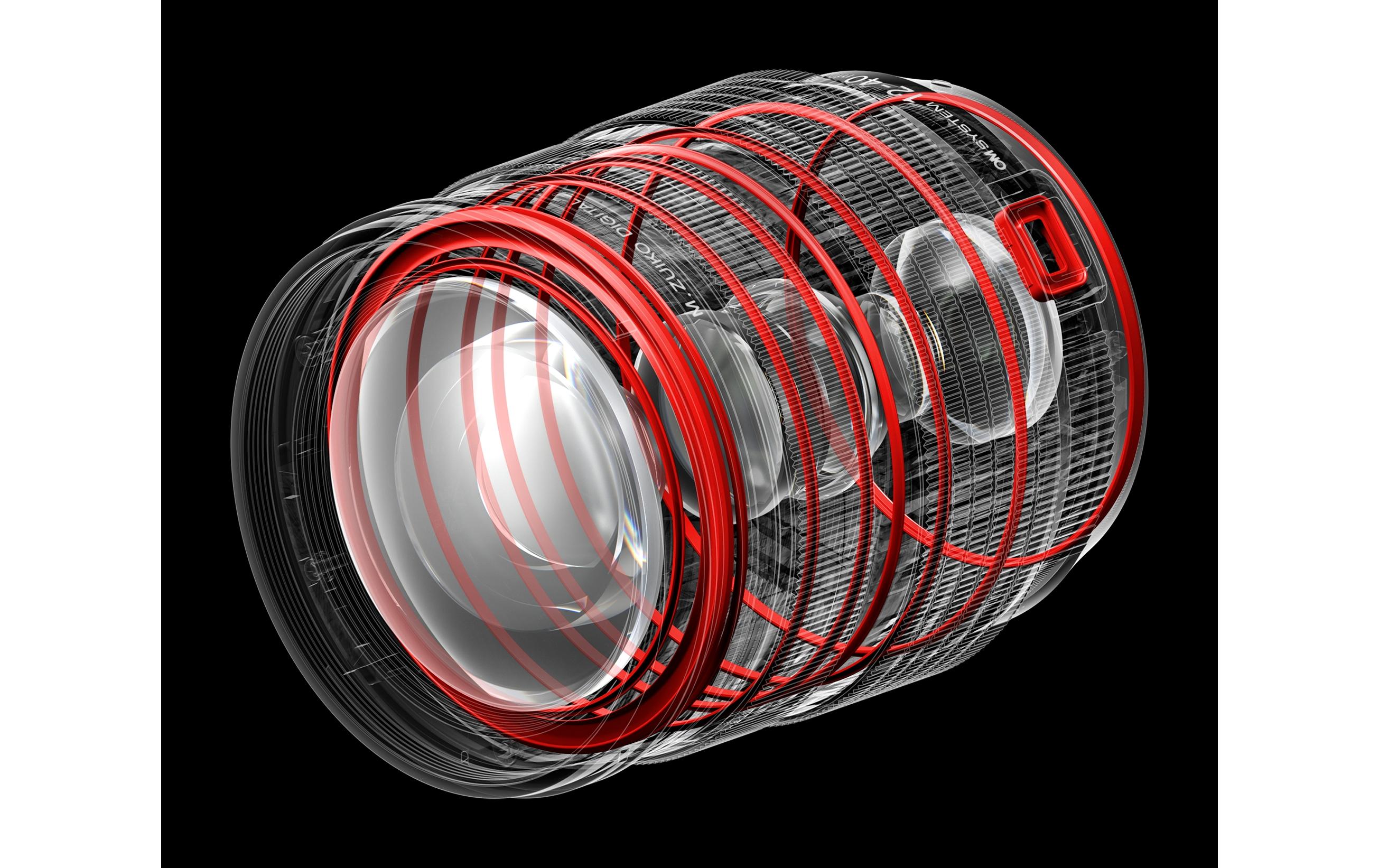 Zoomobjektiv M.ZUIKO ED 12-40mm F2.8 PRO II – MFT<br>M.Zuiko Digital ED 12-40 mm F2.8 PRO II