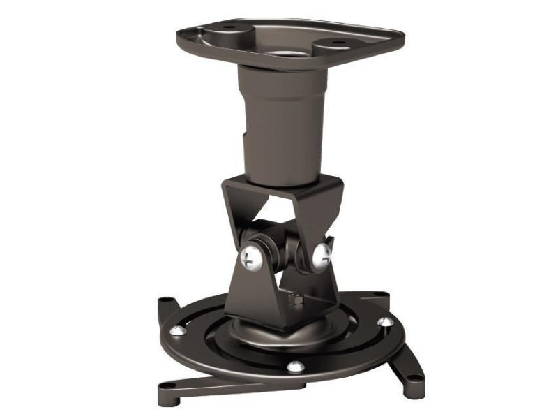 PureMounts Deckenhalterung Spider Plus Schwarz Deckenhalterung für Beamer