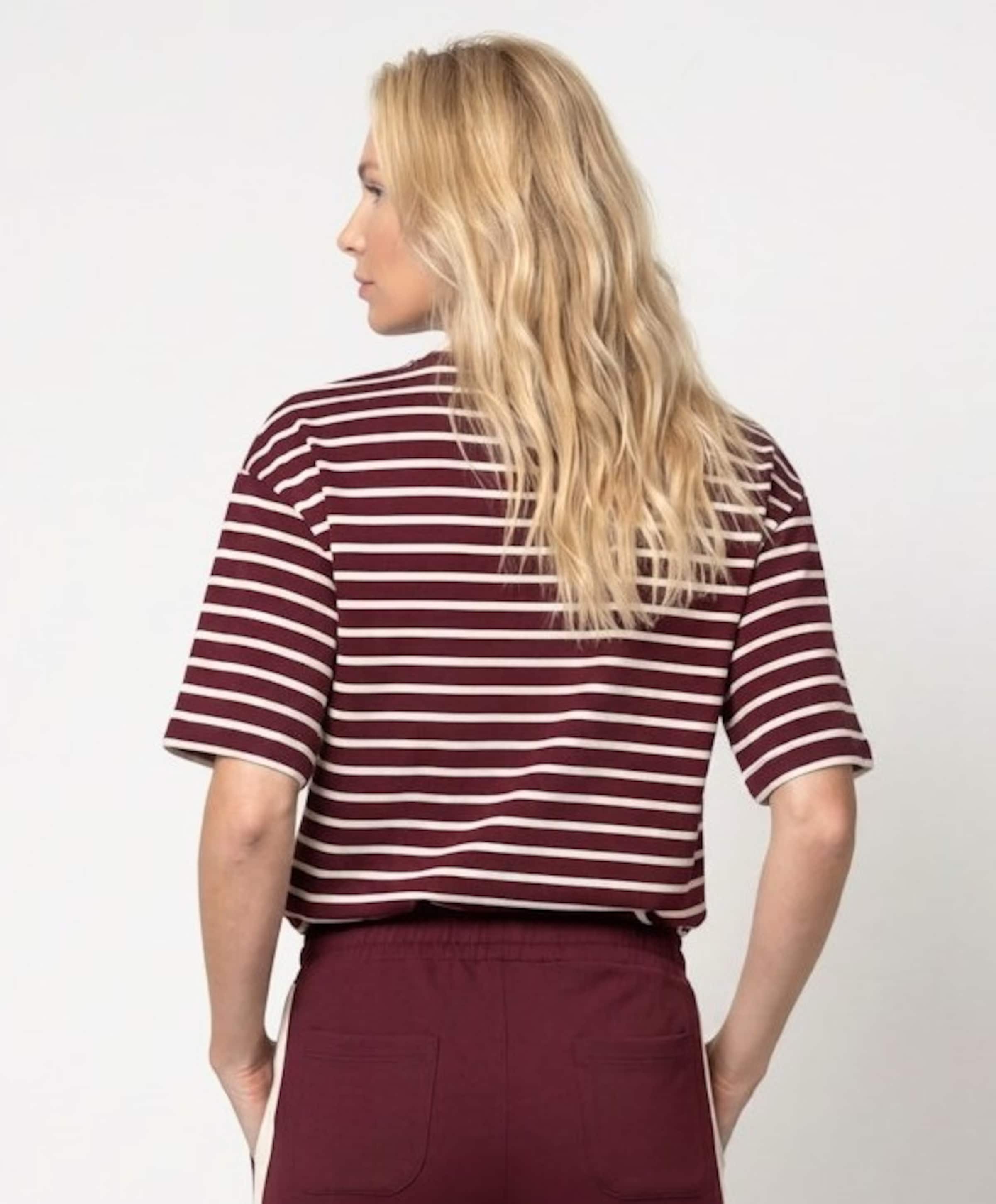 Monari Dames T-shirt bordeaux