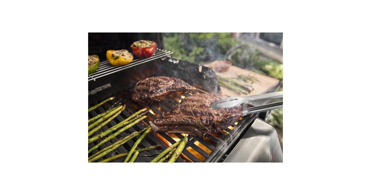 WeberSpirit EP-435 gasbarbecue  (Zwart, 4 branders met extra zijbrander)