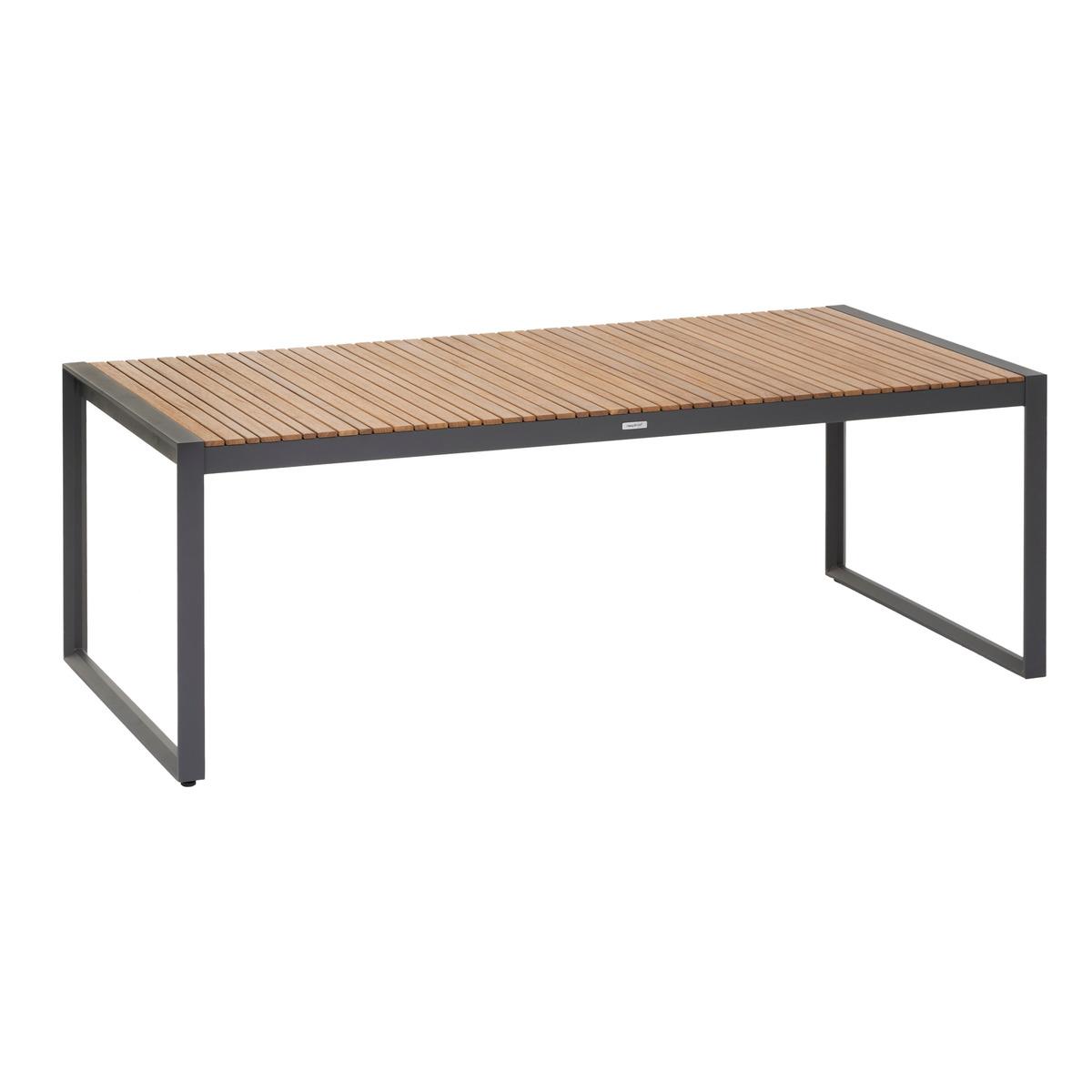 TABLE FIXE LENSIA EUCALYPTUS GRAPHITE 8 PLACES