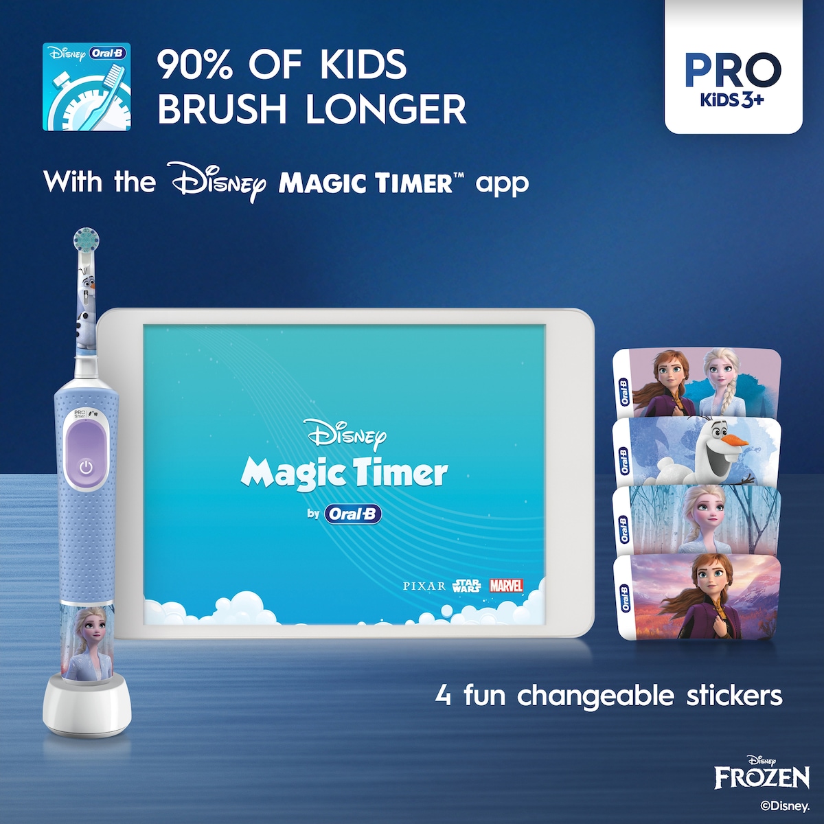 Oral-B Vitality Pro Kids Frozen elektrisk tannbørste for barn 773178