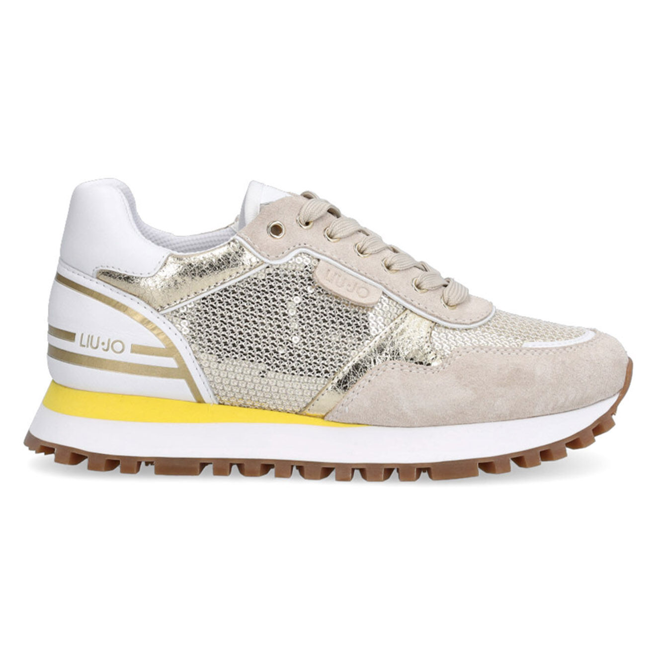 Liu-Jo Sneakers en Cuir Agathe beiges