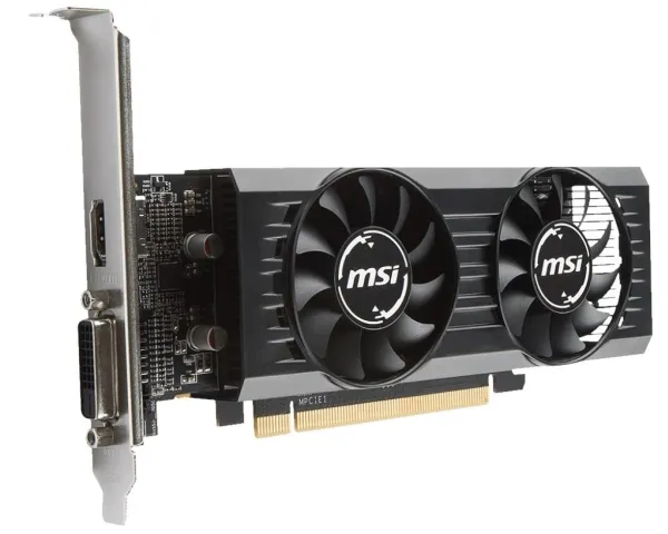 MSI RX 550 4GT LP OC - Grafikkort - Radeon RX 550 - 4 GB GDDR5 - PCIe 3.0 x8 lavprofil - DVI, HDMI