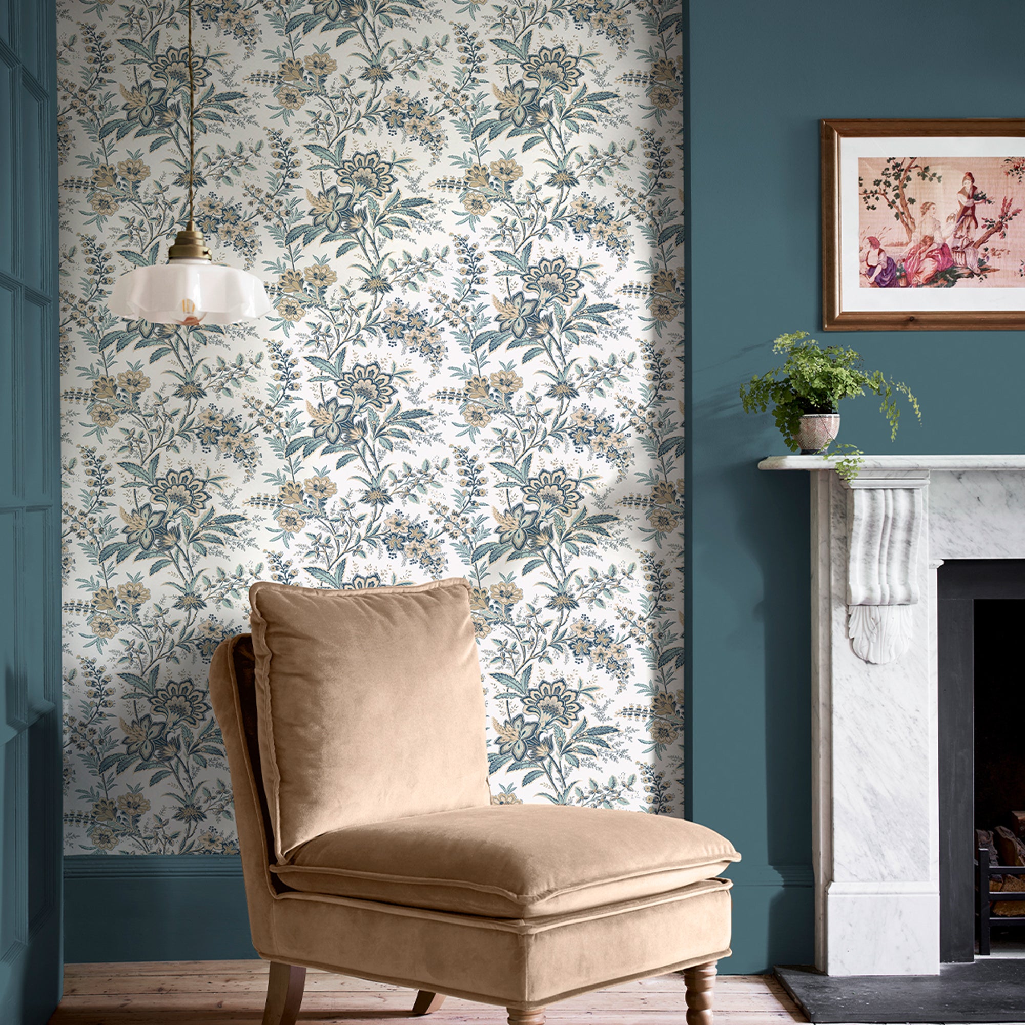Laura Ashley - Vliesbehang - Marlbrook Pale Linen