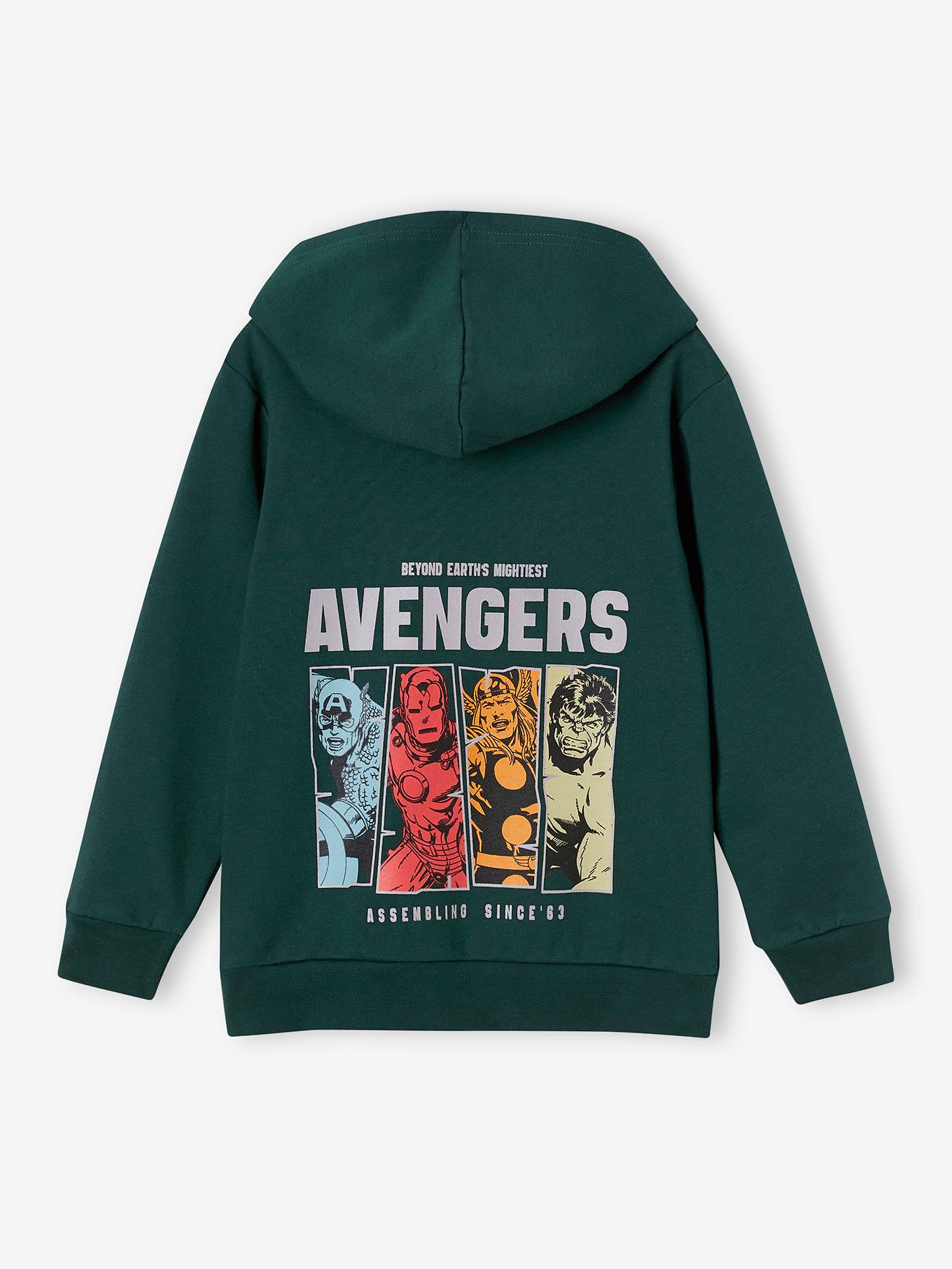 Moletom com capuz Marvel® Avengers para meninos, verde pinho