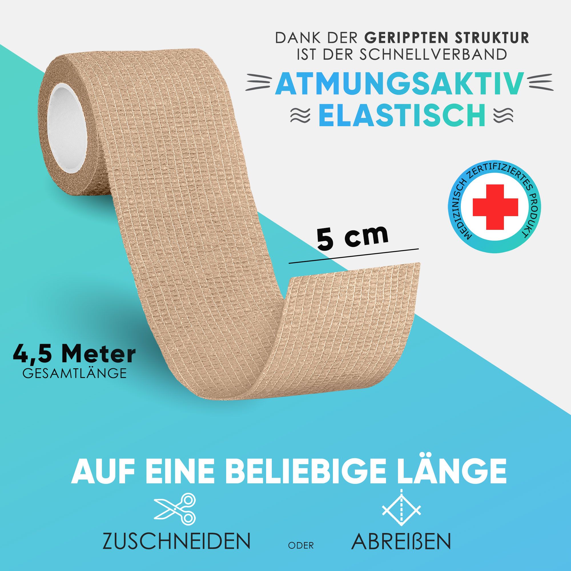 Health Press Selbstklebender Verband