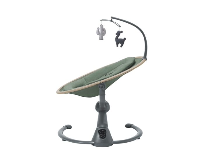 Cassia Elektrische Schaukel 0 - 6 M   0 - 9 kg    Automatische Bewegungserkennung  |    Um 360° drehbarer Sitz  |    12 beruhigende Melodien  |    Besonders geringes Gewicht |