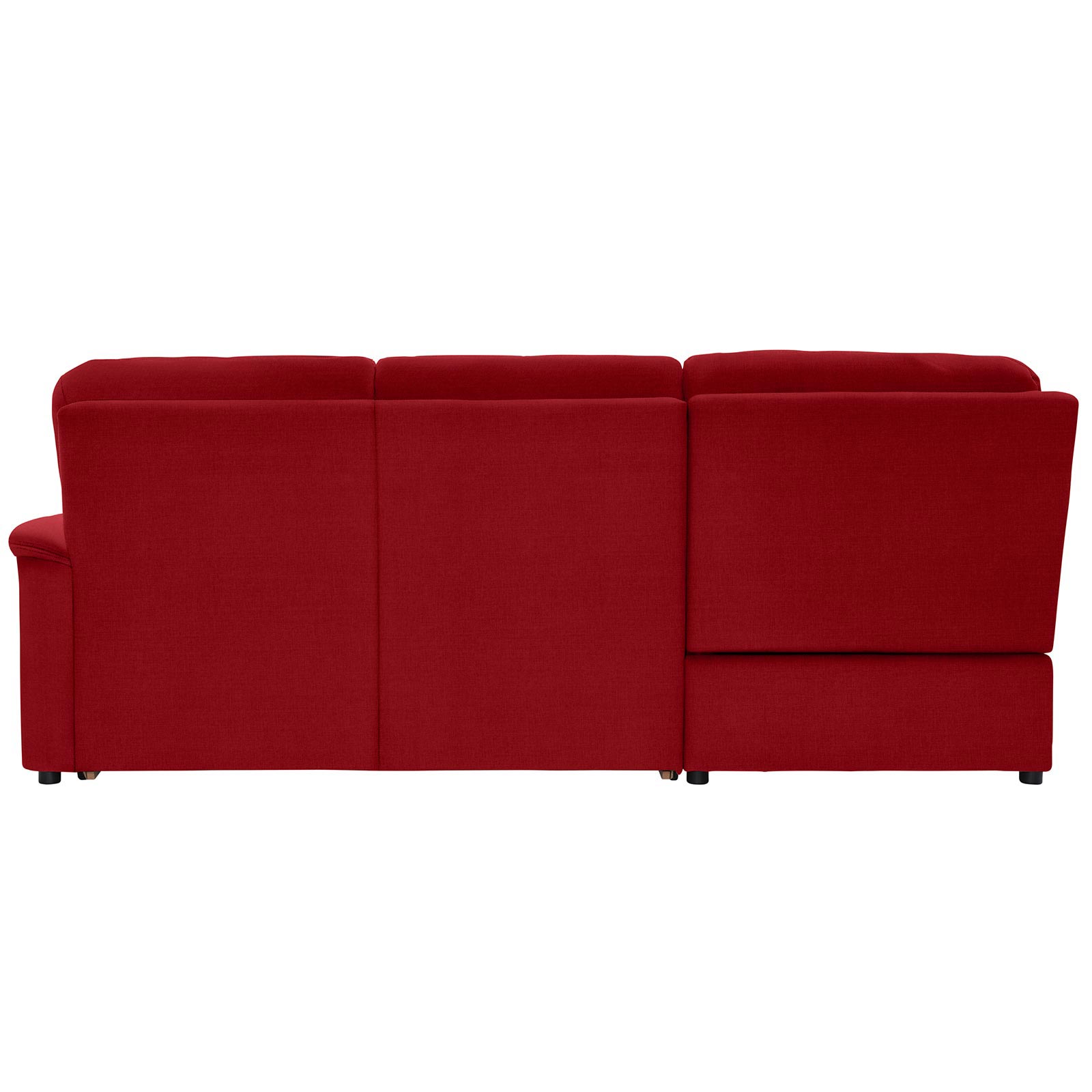 polsterpower Ecksofa - Miro bordeaux - Basismodell - Ottomane links