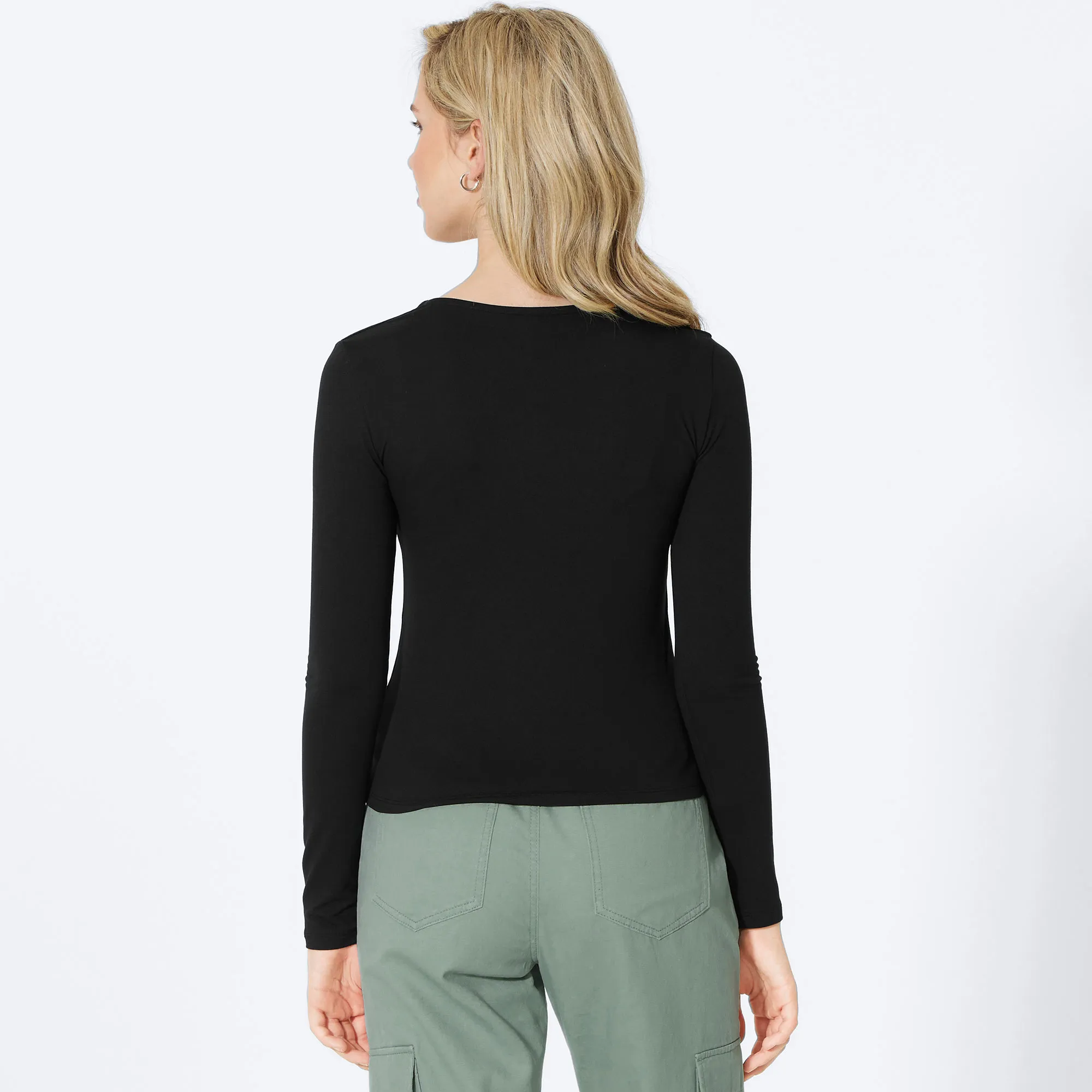 Damen-Shirt mit Carré-Ausschnitt