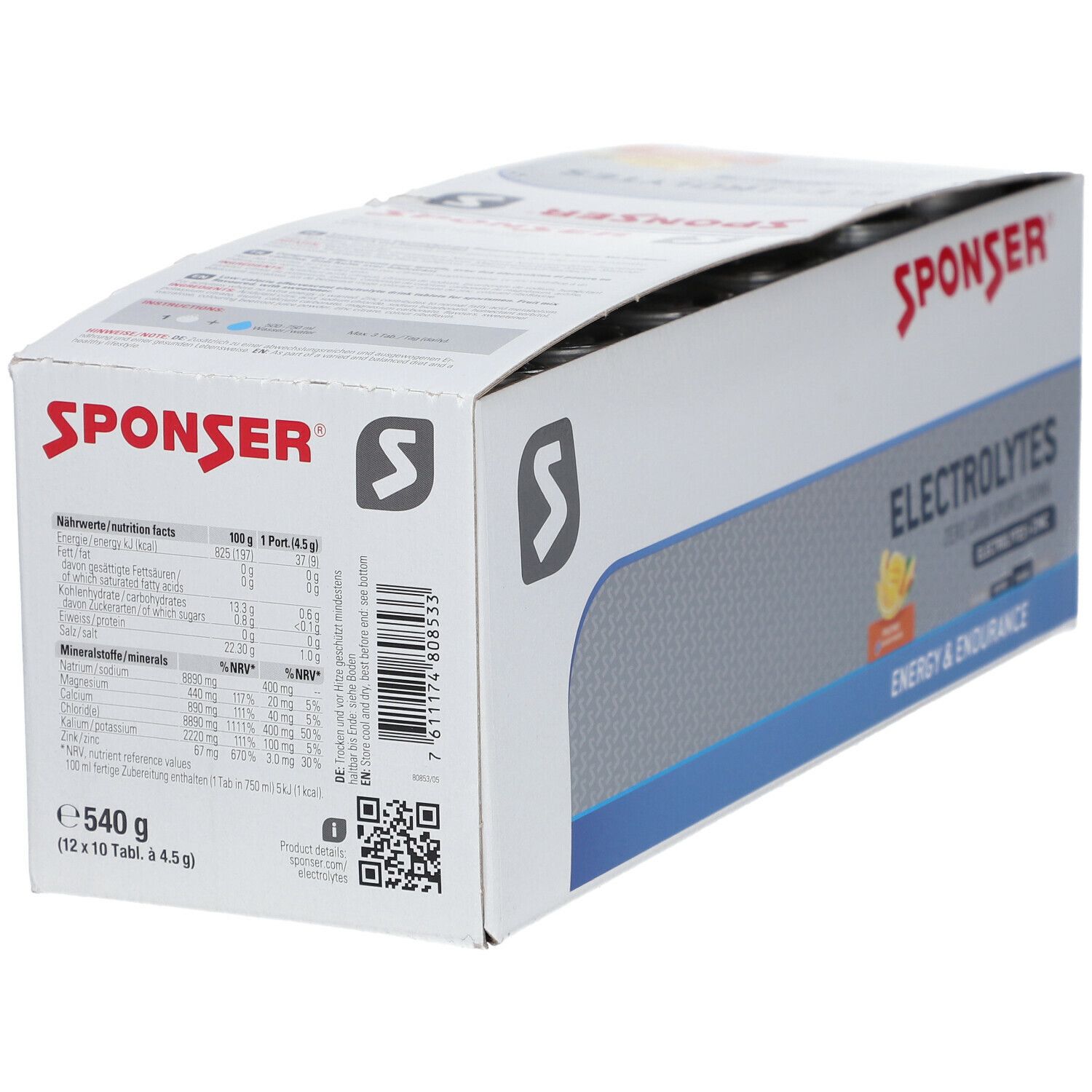 SPONSER® ELECTROLYTES, Fruit Mix