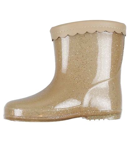 Petit by Sofie Schnoor Gummistiefel Gefüttert - Nougat m. Glitze
