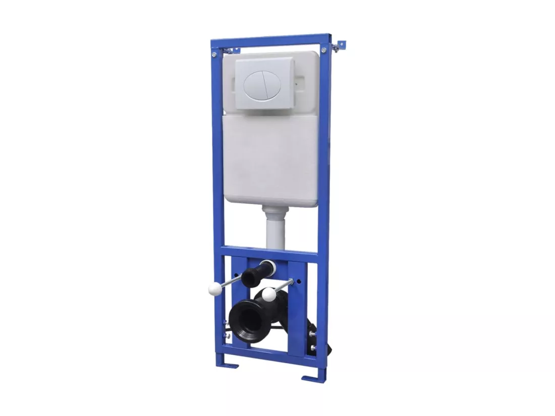 Toilette suspendue murale réservoir noire 56 x 36 x 34 cm 02_0003579