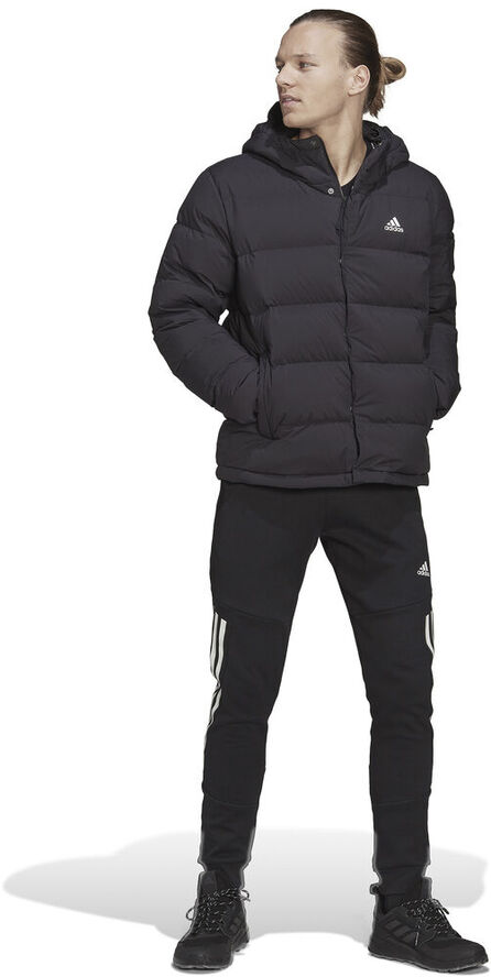 adidas Helionic Hooded Down jakke Sort