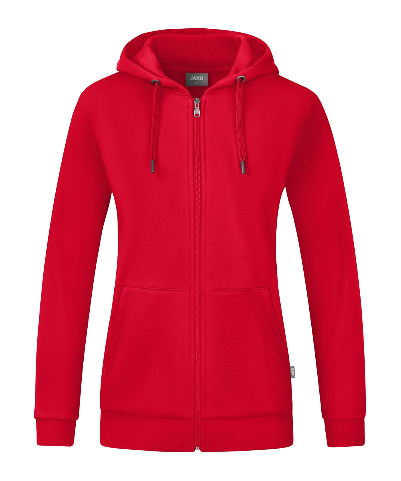 JAKO Organic Kapuzenjacke Damen Rot F100