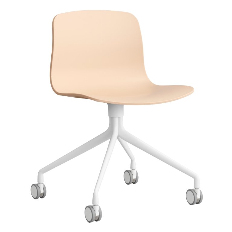 Hay AAC14 bureaustoel wit onderstel Pale Peach