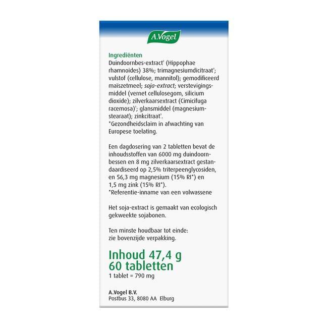 A.Vogel Famosan Salvia Sterk** Bij Opvliegers1* Tabletten 25 stuks