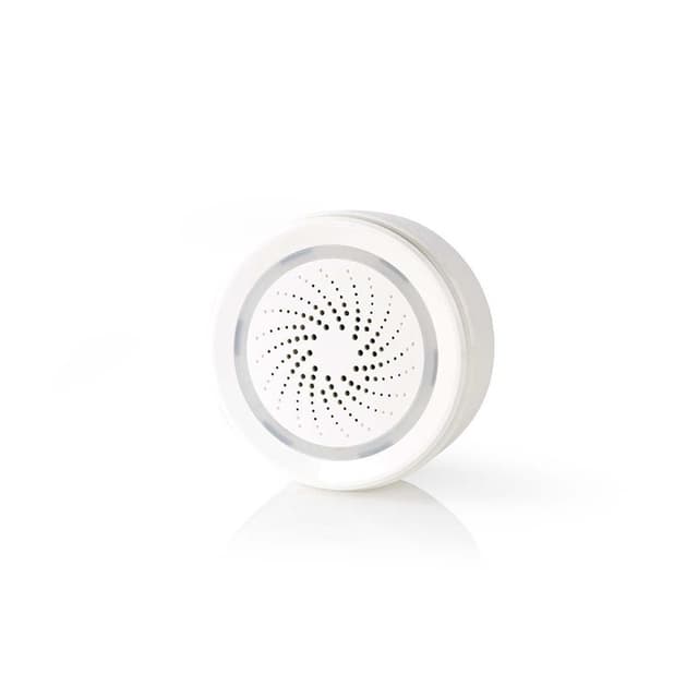 Nedis SmartLife-Sirene | Wi-Fi | Strømforsyning | 8 Lyde | 85 dB | Android™ / IOS | Hvid