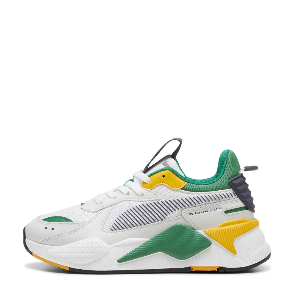 Puma RS-X Geeksneakers wit/groen/geel