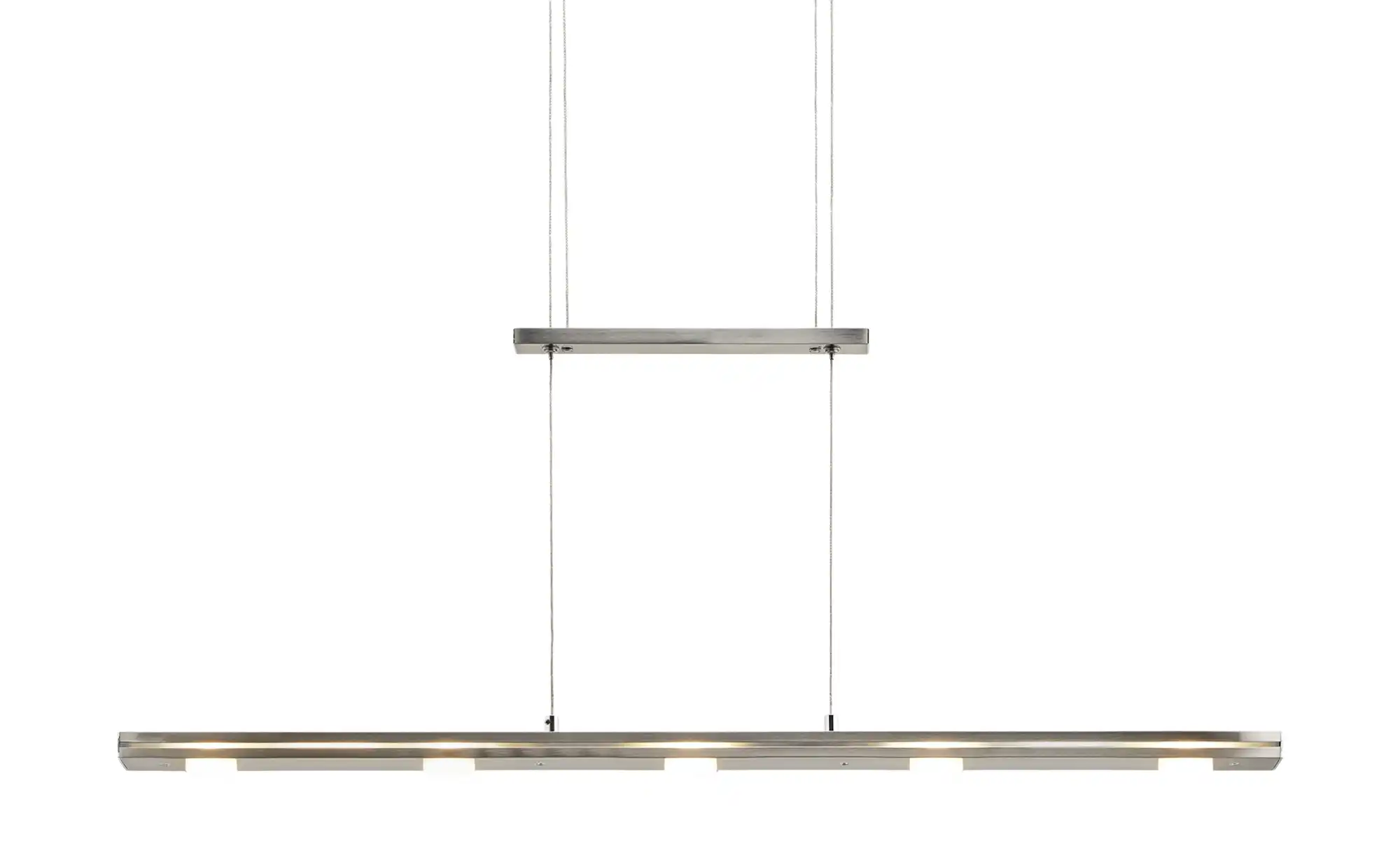 Trio LED-Pendelleuchte, nickel matt mit Dimmer