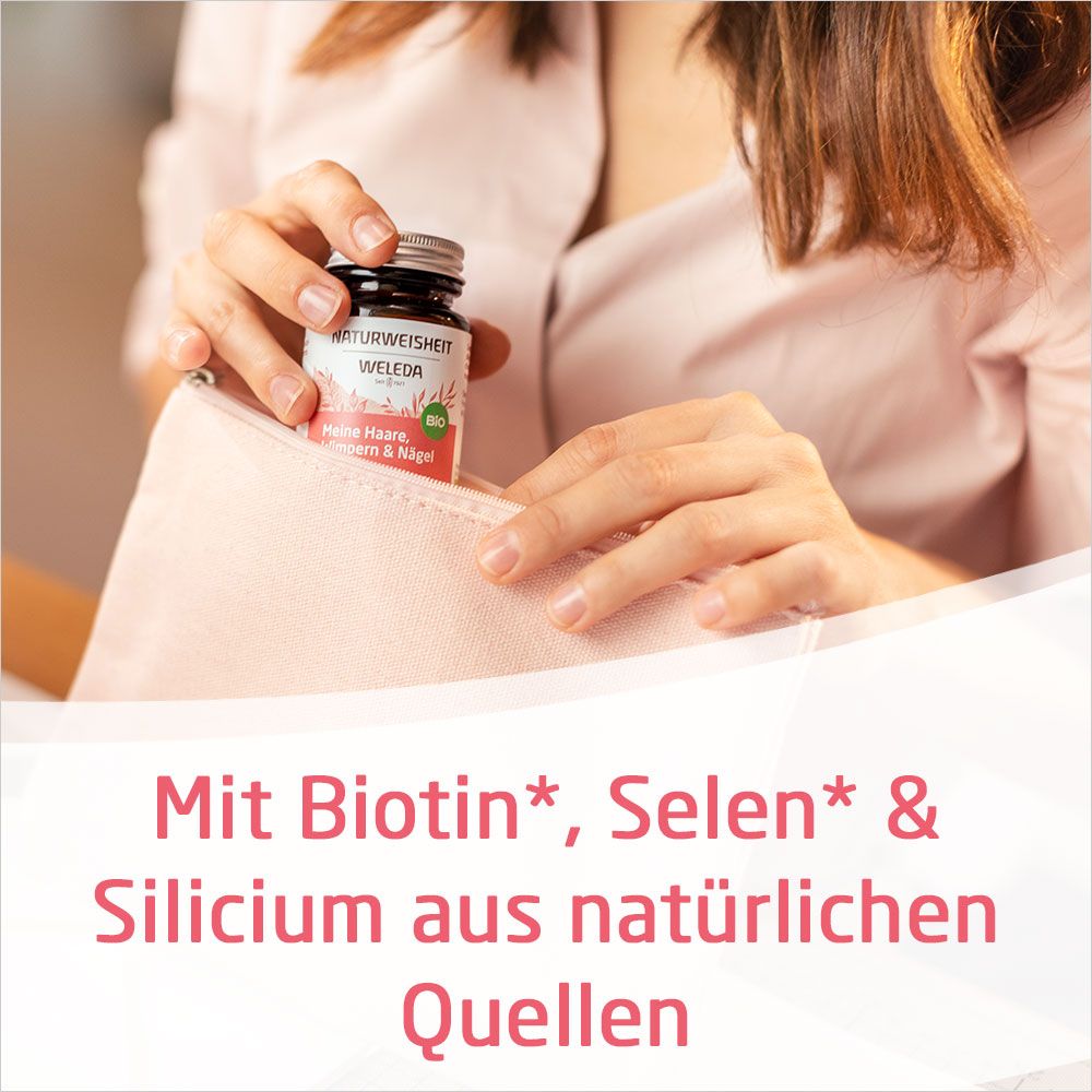 Weleda Naturweisheit Meine Haare, Wimpern & Nägel* mit Biotin, Selen & Silicium