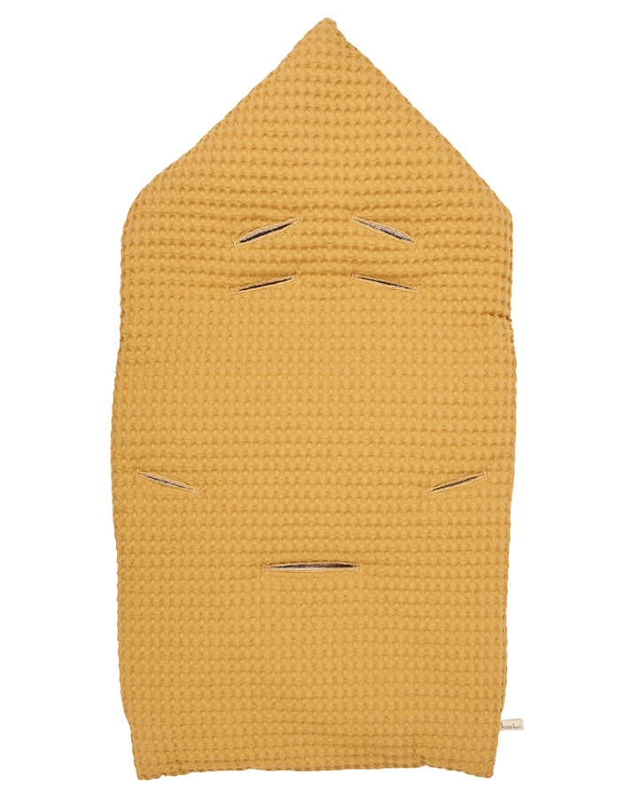 Fußsack OSLO (40x90) für Babyschale in ochre