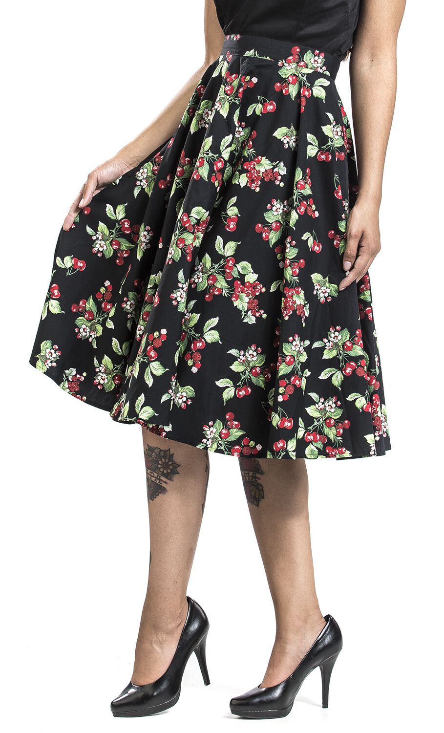Jupe Style Années 50 Cherie | Hell Bunny Jupe mi-longue