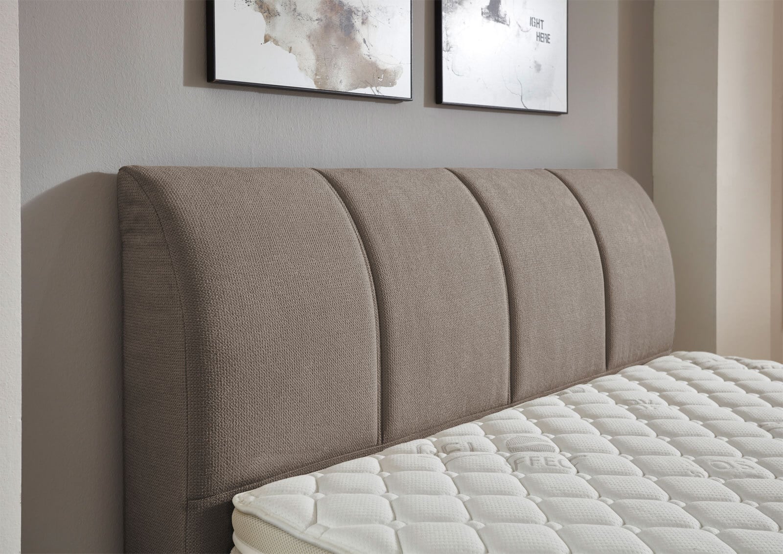 CASAVANTI Boxspringbett MILANO 140 x 200 cm braun