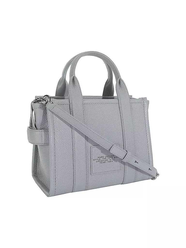 MARC JACOBS Ledertasche - Tote Bag THE SMALL TOTE LEATHER grau