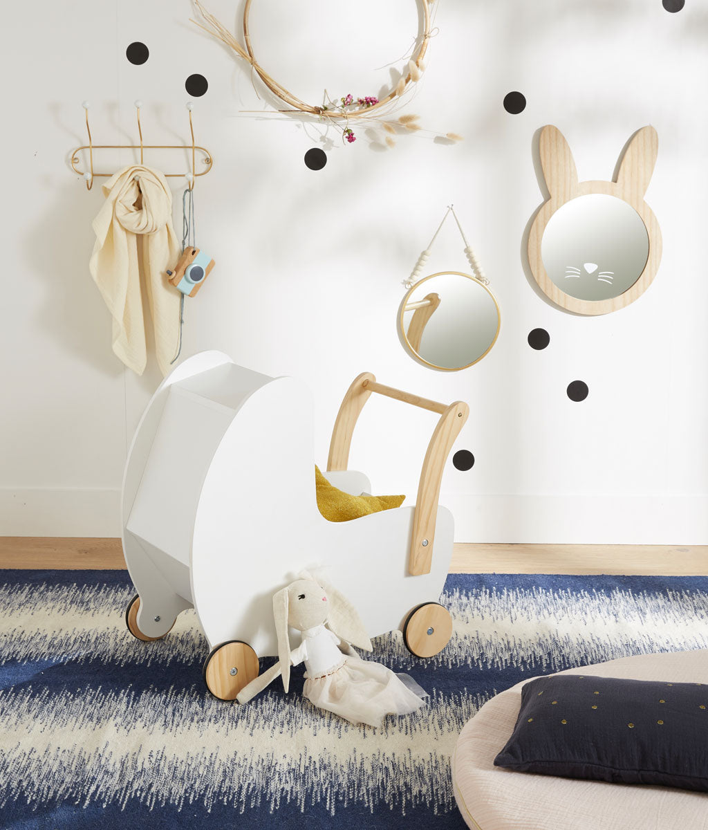 Chariot de rangement en bois
