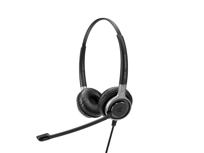 EPOS Headset IMPACT SC 665 Duo USB-A Beidseitiges, kabelgebundenes Premium-Headset mit USB-Anschluss oder 3.5-mm-Klinkenstecker für PC/Softphone oder Mobilgeräte