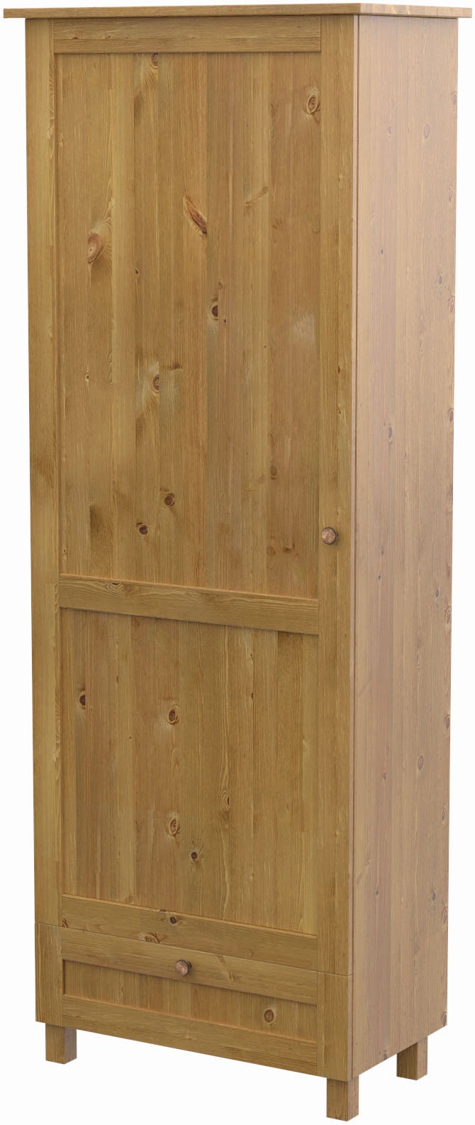 Home affaire Garderobenschrank »Juventus« 1 Stk. tlg. aus massiver Kiefer, Breite  67cm, mit Kleiderstange