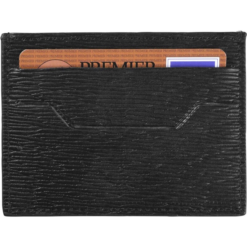 Quo Vadis - Porte-carte - Eaton - 10x8,5 cm - Cuir pleine fleur de vachette - par 4
