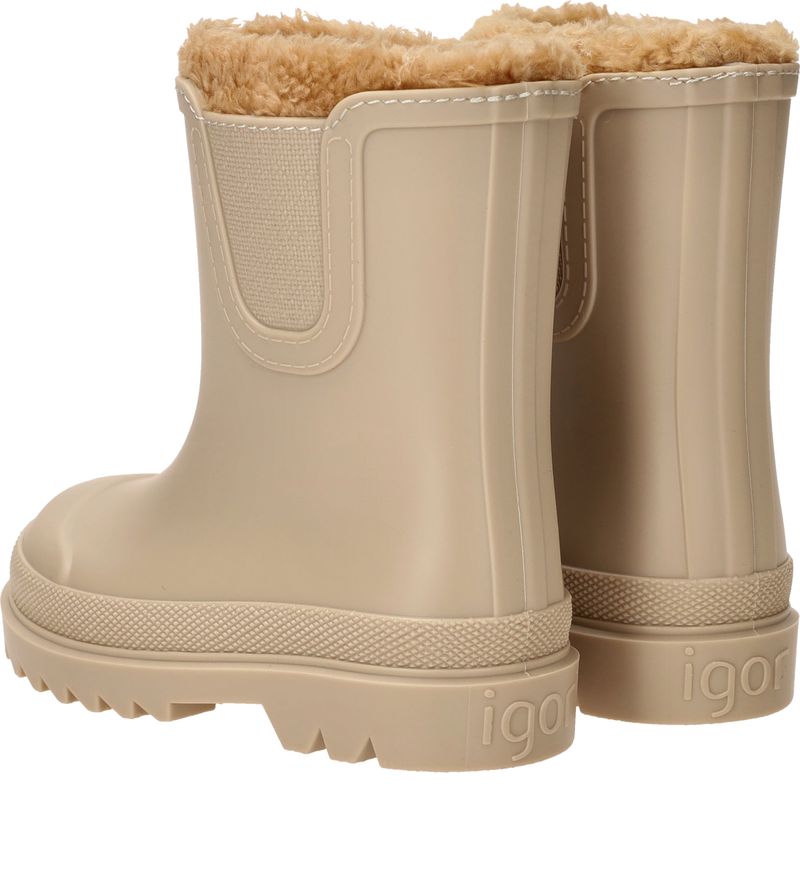 Igor Tokio Borreguito Regenlaarzen Beige Meisjes Jongens