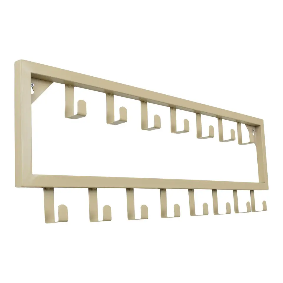 LOFT42 Bono Kapstok – Beige – Metaal – 15 haken - 80x26x4