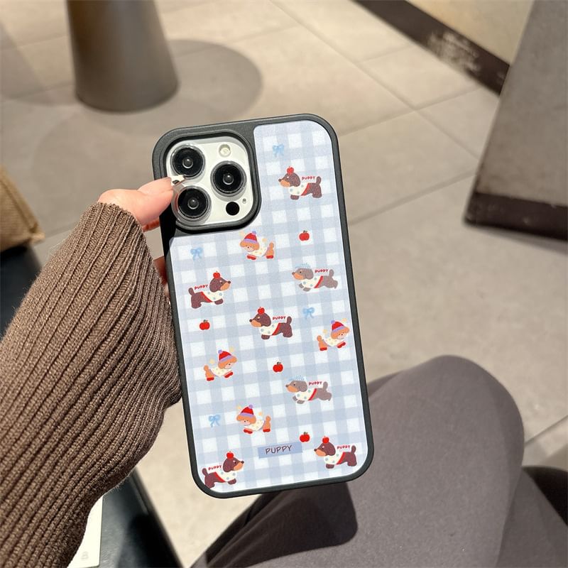 Fonekase - Hondenruit Telefoonhoesje - Apple iPhone 16 Pro Max / 16 Pro / 16 Plus / 16 / 15 Pro Max / 15 Pro / 15 Plus / 15 / 14 Pro Max / 14 Pro / 14 Plus / 14 / SE / 13 Pro Max / 13 Pro / 13