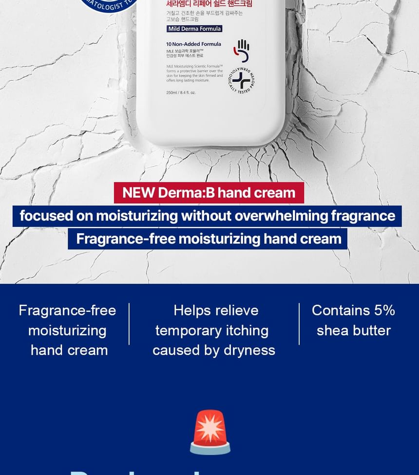 Derma: B - CeraMD Repair Shield Handcrème