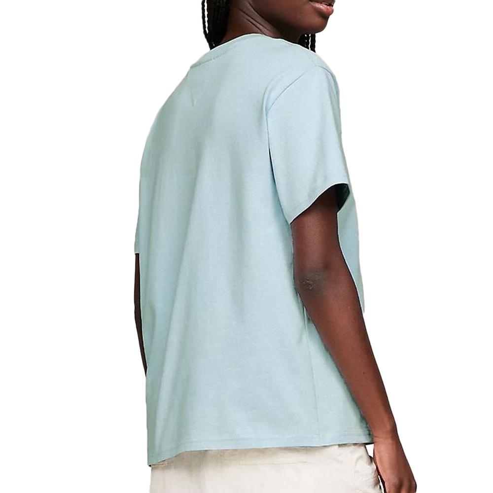 Tommy Hilfiger T-shirt Bleu Femme Tommy Hilfiger Varsity Lux