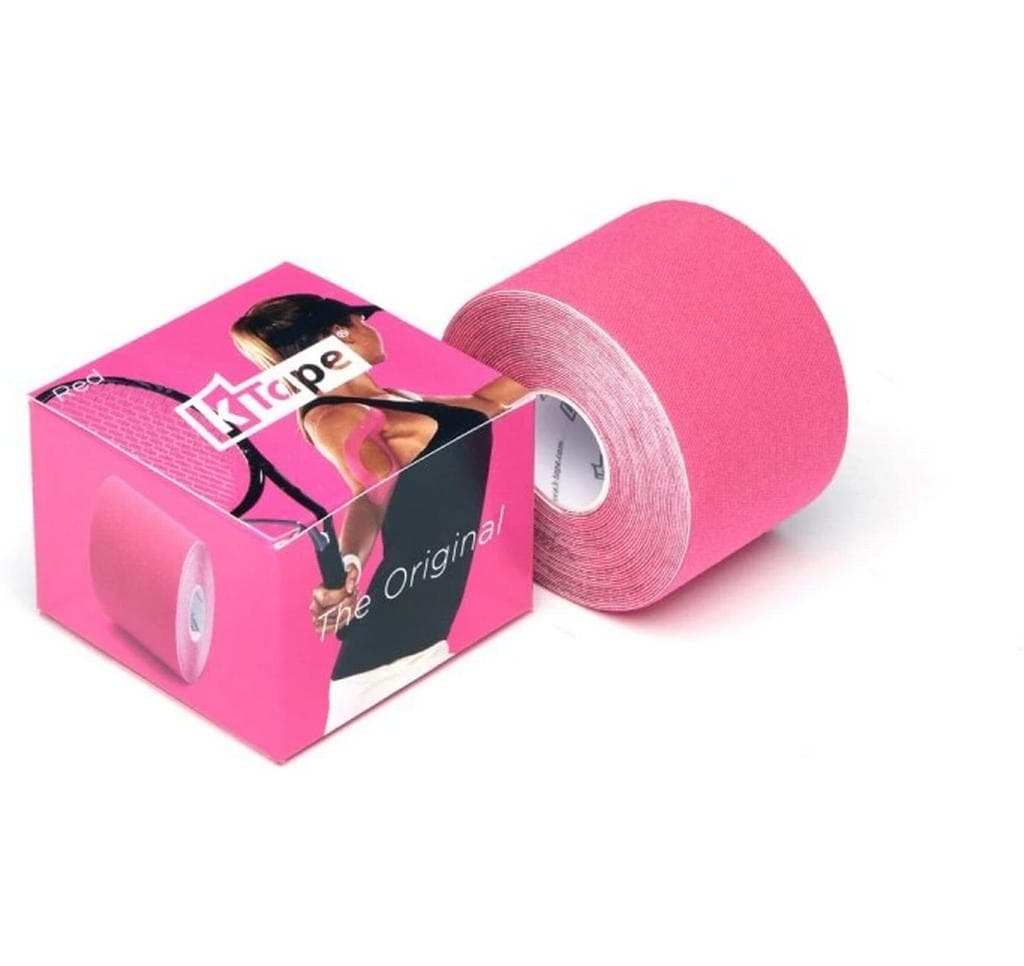 K-Tape pink 5 cm x 5 mAtmungsaktives Kinesiology Tape für Muskeln und Gelenke